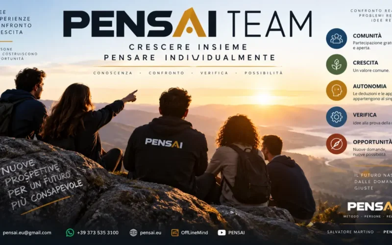 PENSAI TEAM, comunità di confronto e crescita individuale