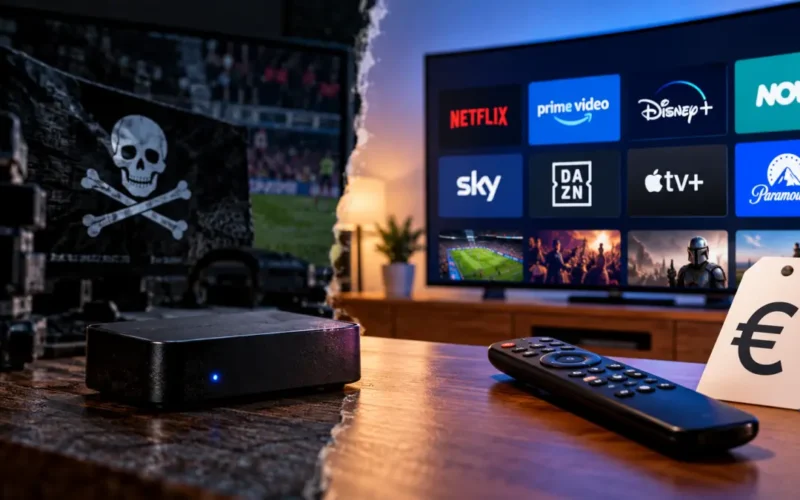 Pezzotto, streaming legale e prezzo degli abbonamenti televisivi