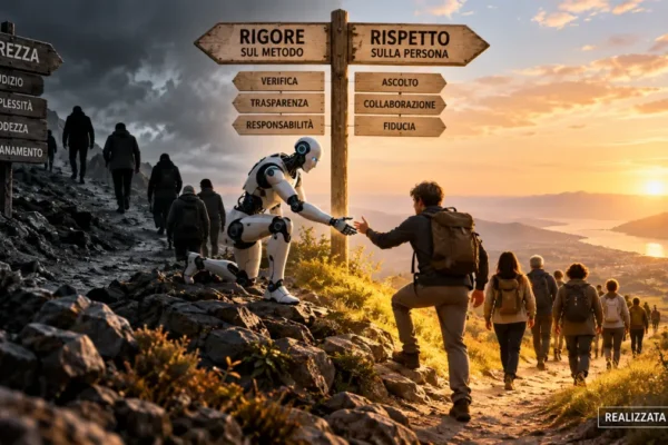 Rigore sul metodo e rispetto sulla persona in un percorso tra uomo e intelligenza artificiale