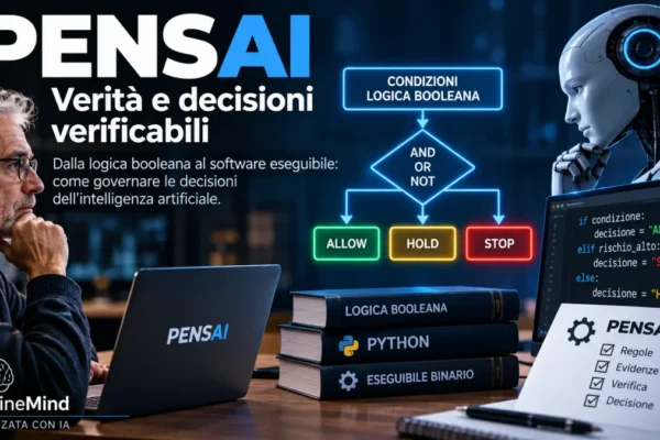 PENSAI, logica booleana e verifica delle decisioni dell’intelligenza artificiale.
