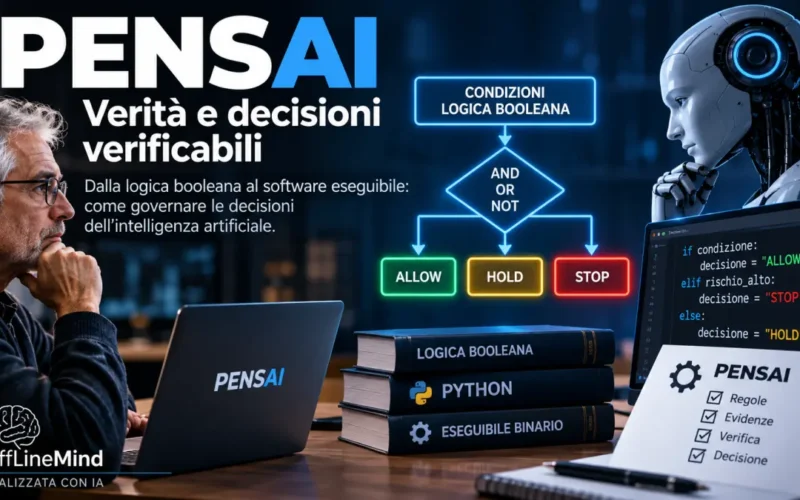 PENSAI, logica booleana e verifica delle decisioni dell’intelligenza artificiale.