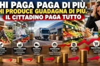 Prezzo finale pagato dal cittadino lungo la filiera