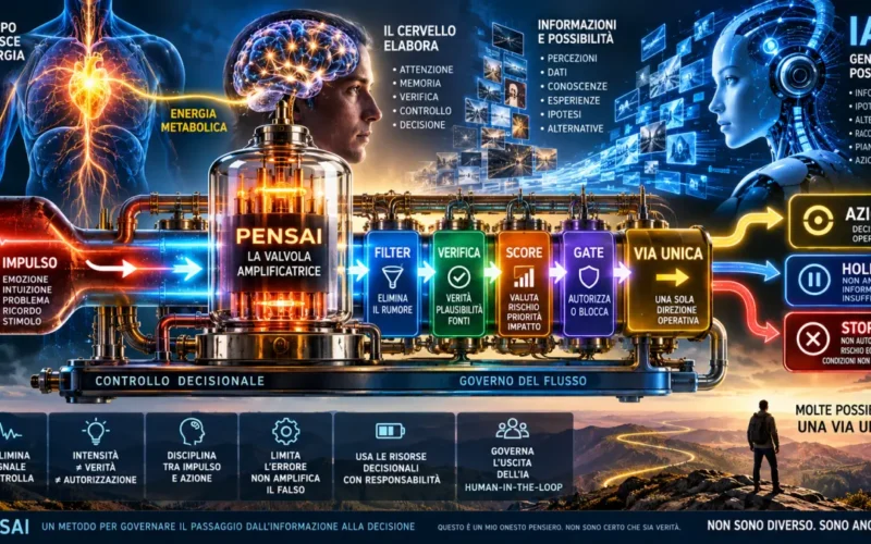 PENSAI come valvola amplificatrice tra cervello, informazione e intelligenza artificiale