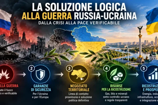 La soluzione logica alla guerra Russia-Ucraina: cessate il fuoco, garanzie di sicurezza, negoziato e ricostruzione