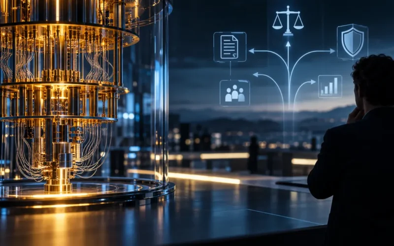 Computer quantistico e interfaccia di governance decisionale: il ruolo del controllo umano e della responsabilità nelle scelte tecnologiche. REALIZZATA CON IA