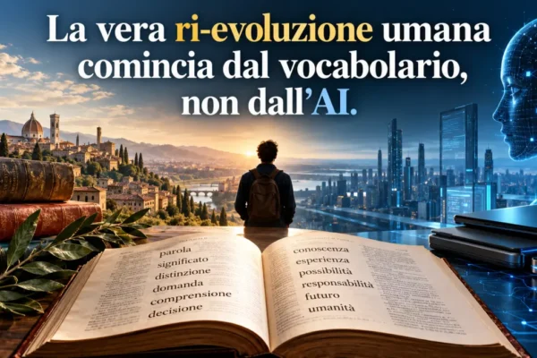 La vera ri-evoluzione umana tra vocabolario, conoscenza e intelligenza artificiale
