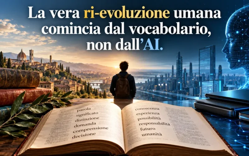 La vera ri-evoluzione umana tra vocabolario, conoscenza e intelligenza artificiale